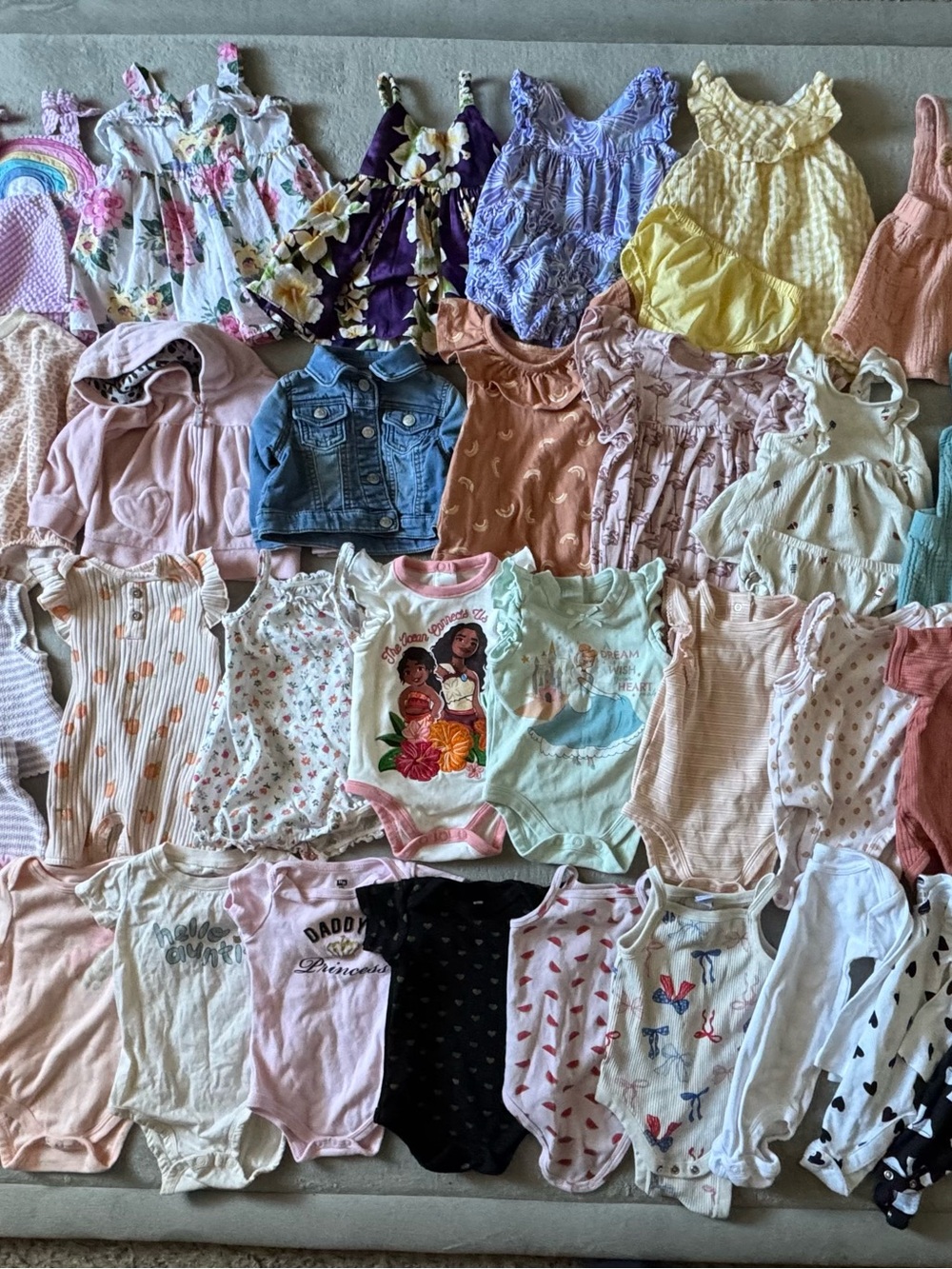 Baby girl clothing lot sizes 6-12 months